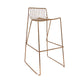 Modern Style Steel Counter Stools with Footrest and Cutout Milk Tea Shop Bar Stool 30 Inch Clearhalo 'Bar Furniture' 'Bar Stools' 'bar_stools' 'furniture_bar_stools' 'Kitchen & Dining Furniture' 'kitchen&dining_furn' 'kitchen' 'kitchen_furn' Furniture' 4611711
