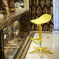 Living Room Modern Plastic Barstool Rotating Lifting Macron Bar Stool with Backrests Clearhalo 'Bar Furniture' 'Bar Stools' 'bar_stools' 'furn' 'furn_bar_stools' 'furniture_bar_stools' 'Kitchen & Dining Furniture' 'kitchen&dining_furn' 'kitchen' 'kitchen_furn' Furniture' 4611737