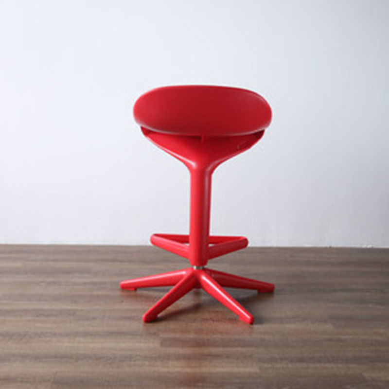 Living Room Modern Plastic Barstool Rotating Lifting Macron Bar Stool with Backrests Clearhalo 'Bar Furniture' 'Bar Stools' 'bar_stools' 'furn' 'furn_bar_stools' 'furniture_bar_stools' 'Kitchen & Dining Furniture' 'kitchen&dining_furn' 'kitchen' 'kitchen_furn' Furniture' 4611738