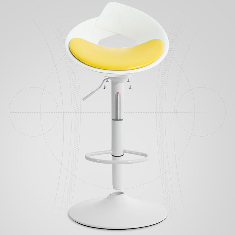 Nordic Style Leather Seats Barstool Rotating Lifting Bar Stool for Indoor Clearhalo 'Bar Furniture' 'Bar Stools' 'bar_stools' 'furn' 'furn_bar_stools' 'furniture_bar_stools' 'Kitchen & Dining Furniture' 'kitchen&dining_furn' 'kitchen' 'kitchen_furn' Furniture' 4611755