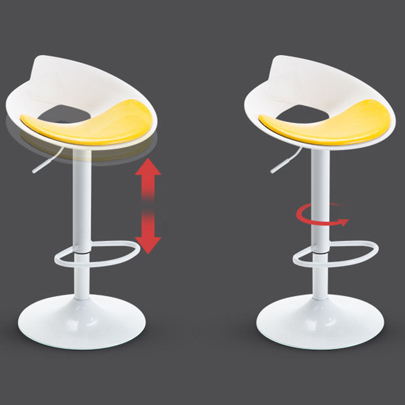 Nordic Style Leather Seats Barstool Rotating Lifting Bar Stool for Indoor Clearhalo 'Bar Furniture' 'Bar Stools' 'bar_stools' 'furn' 'furn_bar_stools' 'furniture_bar_stools' 'Kitchen & Dining Furniture' 'kitchen&dining_furn' 'kitchen' 'kitchen_furn' Furniture' 4611766