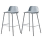Contemporary Plastic Seats Macron Barstool Metal 4 Legs Bar Stool for Indoor Set of 2 Blue 2 Piece Set Counter Stool(26"H) Clearhalo 'Bar Furniture' 'Bar Stools' 'bar_stools' 'furn' 'furn_bar_stools' 'furniture_bar_stools' 'Kitchen & Dining Furniture' 'kitchen&dining_furn' 'kitchen' 'kitchen_furn' Furniture' 4611783