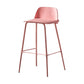Contemporary Plastic Seats Macron Barstool Metal 4 Legs Bar Stool for Indoor Set of 2 Clearhalo 'Bar Furniture' 'Bar Stools' 'bar_stools' 'furn' 'furn_bar_stools' 'furniture_bar_stools' 'Kitchen & Dining Furniture' 'kitchen&dining_furn' 'kitchen' 'kitchen_furn' Furniture' 4611786