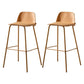 Contemporary Plastic Seats Macron Barstool Metal 4 Legs Bar Stool for Indoor Set of 2 Yellow 2 Piece Set Bar Stool(30"H) Clearhalo 'Bar Furniture' 'Bar Stools' 'bar_stools' 'furn' 'furn_bar_stools' 'furniture_bar_stools' 'Kitchen & Dining Furniture' 'kitchen&dining_furn' 'kitchen' 'kitchen_furn' Furniture' 4611797