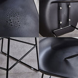 Scandinavian Style Bar-stool Iron Legs Bucket Seat Single Counter Stool for Kitchen Bar Clearhalo 'Bar Furniture' 'Bar Stools' 'bar_stools' 'furn' 'furn_bar_stools' 'furniture_bar_stools' 'Kitchen & Dining Furniture' 'kitchen&dining_furn' 'kitchen' 'kitchen_furn' Furniture' 4611809