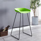 Scandinavian Style Bar-stool Iron Legs Bucket Seat Single Counter Stool for Kitchen Bar Green Clearhalo 'Bar Furniture' 'Bar Stools' 'bar_stools' 'furn' 'furn_bar_stools' 'furniture_bar_stools' 'Kitchen & Dining Furniture' 'kitchen&dining_furn' 'kitchen' 'kitchen_furn' Furniture' 4611810