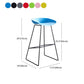 Scandinavian Style Bar-stool Iron Legs Bucket Seat Single Counter Stool for Kitchen Bar Clearhalo 'Bar Furniture' 'Bar Stools' 'bar_stools' 'furn' 'furn_bar_stools' 'furniture_bar_stools' 'Kitchen & Dining Furniture' 'kitchen&dining_furn' 'kitchen' 'kitchen_furn' Furniture' 4611820