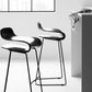 Nordic Stainless Steel Barstool Simple Indoor Tall Stool with Plastic Seat Clearhalo 'Bar Furniture' 'Bar Stools' 'bar_stools' 'furn' 'furn_bar_stools' 'furniture_bar_stools' 'Kitchen & Dining Furniture' 'kitchen&dining_furn' 'kitchen' 'kitchen_furn' Furniture' 4611875