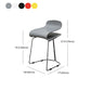 Nordic Stainless Steel Barstool Simple Indoor Tall Stool with Plastic Seat Clearhalo 'Bar Furniture' 'Bar Stools' 'bar_stools' 'furn' 'furn_bar_stools' 'furniture_bar_stools' 'Kitchen & Dining Furniture' 'kitchen&dining_furn' 'kitchen' 'kitchen_furn' Furniture' 4611930
