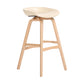 Nordic Wood Low Back Barstool Simple Indoor Tall Stool with Bucket Seat Clearhalo 'Bar Furniture' 'Bar Stools' 'bar_stools' 'furn' 'furn_bar_stools' 'furniture_bar_stools' 'Kitchen & Dining Furniture' 'kitchen&dining_furn' 'kitchen' 'kitchen_furn' Furniture' 4611941