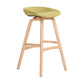 Nordic Wood Low Back Barstool Simple Indoor Tall Stool with Bucket Seat Green 1 Piece Clearhalo 'Bar Furniture' 'Bar Stools' 'bar_stools' 'furn' 'furn_bar_stools' 'furniture_bar_stools' 'Kitchen & Dining Furniture' 'kitchen&dining_furn' 'kitchen' 'kitchen_furn' Furniture' 4611952