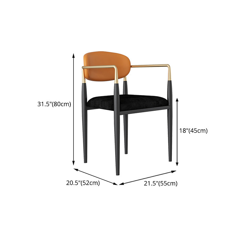 Glam Style 1/2/3/4/5 Pieces Dining Set Black-gold Table Dining Set for Living Room Clearhalo 'Dining Room Sets' 'Dining Tables & Seating' 'dining_room_set' 'Furniture' 'furniture_dining_room_set' 'Kitchen & Dining Furniture' 'kitchen&dining_furn' 'kitchen' 4612034