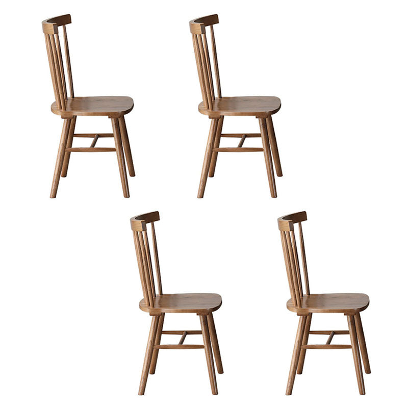 1/4/5 Pieces Solid Wood Table Set Rectangular Dining Chairs Set for Home 4 Wood Chairs Clearhalo 'Dining Room Sets' 'Dining Tables & Seating' 'dining_room_set' 'furn' 'furn_dining_room_set' 'Furniture' 'furniture_dining_room_set' 'Kitchen & Dining Furniture' 'kitchen&dining_furn' 'kitchen' 4612272
