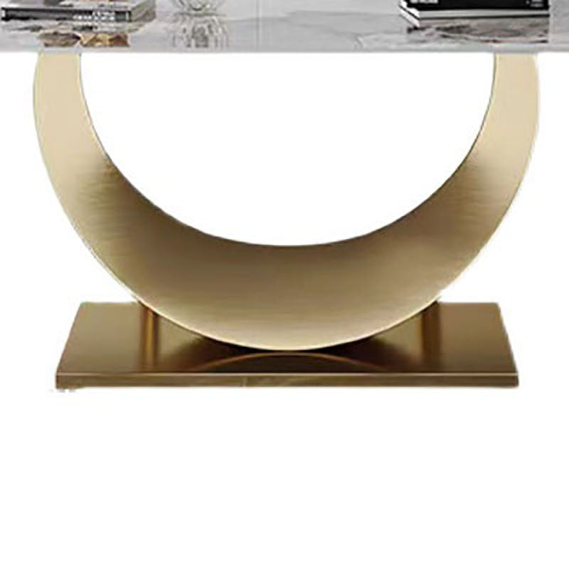 1/4/5/6/7 Pieces Dining Table Set with Sintered Stone Top Dining Chairs Set for Home Clearhalo 'Dining Room Sets' 'Dining Tables & Seating' 'dining_room_set' 'furn' 'furn_dining_room_set' 'Furniture' 'furniture_dining_room_set' 'Kitchen & Dining Furniture' 'kitchen&dining_furn' 'kitchen' 4612295