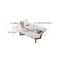 Glam 1/4/5/7 Pieces Rectangle Dining Table Set with Sintered Stone Scalable Dinette Set Clearhalo 'Dining Room Sets' 'Dining Tables & Seating' 'dining_room_set' 'furn' 'furn_dining_room_set' 'Furniture' 'furniture_dining_room_set' 'Kitchen & Dining Furniture' 'kitchen&dining_furn' 'kitchen' 4612350