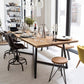 Rectangle Trestle Base Industrial Dining Table Solid Wood Fixed Table for Home 63"L x 27.6"W x 29.5"H Without Chairs Clearhalo ' dining_table' 'Dining Tables & Seating' 'Dining Tables' 'furn' 'furn_dining_table' 'Furniture' 'furniture_dining_table' 'Kitchen & Dining Furniture' 'kitchen&dining_furn' 'kitchen' 'kitchen_dining_table' 4612395
