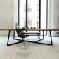 Rectangle Trestle Base Industrial Dining Table Solid Wood Fixed Table for Home 70.9"L x 31.5"W x 29.5"H Without Chairs Clearhalo ' dining_table' 'Dining Tables & Seating' 'Dining Tables' 'furn' 'furn_dining_table' 'Furniture' 'furniture_dining_table' 'Kitchen & Dining Furniture' 'kitchen&dining_furn' 'kitchen' 'kitchen_dining_table' 4612396