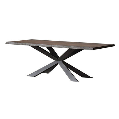 Rectangle Industrial Dining Table Solid Wood Fixed Table for Restaurant Dark Brown Without Chairs Clearhalo ' dining_table' 'Dining Tables & Seating' 'Dining Tables' 'furn' 'furn_dining_table' 'Furniture' 'furniture_dining_table' 'Kitchen & Dining Furniture' 'kitchen&dining_furn' 'kitchen' 'kitchen_dining_table' 4612413