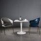 Industrial Style Dining Site Table Plastic Dining Room Collection with Tulip Base Square White 27.6"L x 27.6"W x 27.6"H Clearhalo ' dining_table' 'Dining Tables & Seating' 'Dining Tables' 'furn' 'furn_dining_table' 'Furniture' 'furniture_dining_table' 'Kitchen & Dining Furniture' 'kitchen&dining_furn' 'kitchen' 'kitchen_dining_table' 4612438