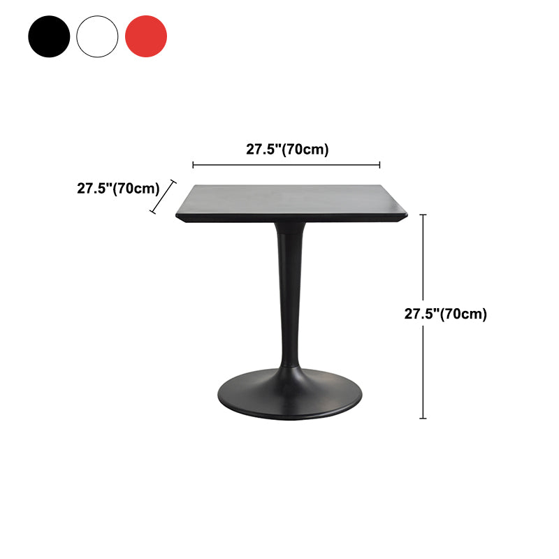 Industrial Style Dining Site Table Plastic Dining Room Collection with Tulip Base Clearhalo ' dining_table' 'Dining Tables & Seating' 'Dining Tables' 'furn' 'furn_dining_table' 'Furniture' 'furniture_dining_table' 'Kitchen & Dining Furniture' 'kitchen&dining_furn' 'kitchen' 'kitchen_dining_table' 4612449