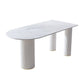 Sintered Stone Dining Table Modern Home Dining Table with Metal Base White Without Chairs Clearhalo ' dining_table' 'Dining Tables & Seating' 'Dining Tables' 'furn' 'furn_dining_table' 'Furniture' 'furniture_dining_table' 'Kitchen & Dining Furniture' 'kitchen&dining_furn' 'kitchen' 'kitchen_dining_table' 4612455