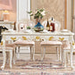 Rectangle Dining Room Collection Marble 4-foot Dining Table for Dining Room Clearhalo ' dining_table' 'Dining Tables & Seating' 'Dining Tables' 'furn' 'furn_dining_table' 'Furniture' 'furniture_dining_table' 'Kitchen & Dining Furniture' 'kitchen&dining_furn' 'kitchen' 'kitchen_dining_table' 4612472
