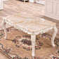 Solid Wood Base Dining Collection Rectangle Dining Table for Home Marble White 59.1"L x 35.4"W x 31.5"H Clearhalo ' dining_table' 'Dining Tables & Seating' 'Dining Tables' 'furn' 'furn_dining_table' 'Furniture' 'furniture_dining_table' 'Kitchen & Dining Furniture' 'kitchen&dining_furn' 'kitchen' 'kitchen_dining_table' 4612483