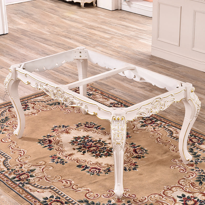 Solid Wood Base Dining Collection Rectangle Dining Table for Home Clearhalo ' dining_table' 'Dining Tables & Seating' 'Dining Tables' 'furn' 'furn_dining_table' 'Furniture' 'furniture_dining_table' 'Kitchen & Dining Furniture' 'kitchen&dining_furn' 'kitchen' 'kitchen_dining_table' 4612490