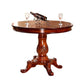 Solid Wood Victorian Round Dining Table Rubberwood Top Table for Home Four Leg Clearhalo ' dining_table' 'Dining Tables & Seating' 'Dining Tables' 'Furniture' 'furniture_dining_table' 'Kitchen & Dining Furniture' 'kitchen&dining_furn' 'kitchen' 'kitchen_dining_table' 4612511
