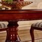 Solid Wood Victorian Round Dining Table Rubberwood Top Table for Home Clearhalo ' dining_table' 'Dining Tables & Seating' 'Dining Tables' 'Furniture' 'furniture_dining_table' 'Kitchen & Dining Furniture' 'kitchen&dining_furn' 'kitchen' 'kitchen_dining_table' 4612516
