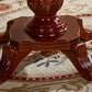 Solid Wood Victorian Round Dining Table Rubberwood Top Table for Home Clearhalo ' dining_table' 'Dining Tables & Seating' 'Dining Tables' 'Furniture' 'furniture_dining_table' 'Kitchen & Dining Furniture' 'kitchen&dining_furn' 'kitchen' 'kitchen_dining_table' 4612518