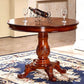Solid Wood Victorian Round Dining Table Rubberwood Top Table for Home Clearhalo ' dining_table' 'Dining Tables & Seating' 'Dining Tables' 'Furniture' 'furniture_dining_table' 'Kitchen & Dining Furniture' 'kitchen&dining_furn' 'kitchen' 'kitchen_dining_table' 4612521