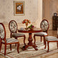 Solid Wood Victorian Round Dining Table Rubberwood Top Table for Home Clearhalo ' dining_table' 'Dining Tables & Seating' 'Dining Tables' 'Furniture' 'furniture_dining_table' 'Kitchen & Dining Furniture' 'kitchen&dining_furn' 'kitchen' 'kitchen_dining_table' 4612523