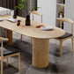 Free Form Dining Table Solid Wood Table Contemporary with 3 Legs Clearhalo ' dining_table' 'Dining Tables & Seating' 'Dining Tables' 'furn' 'furn_dining_table' 'Furniture' 'furniture_dining_table' 'Kitchen & Dining Furniture' 'kitchen&dining_furn' 'kitchen' 'kitchen_dining_table' 4612538