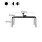 Stone Modern Rectangle Dining Table Matte Finish 4 Legs Table for Kitchen Clearhalo ' dining_table' 'Dining Tables & Seating' 'Dining Tables' 'Furniture' 'furniture_dining_table' 'Kitchen & Dining Furniture' 'kitchen&dining_furn' 'kitchen' 'kitchen_dining_table' 4612645
