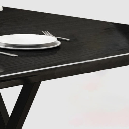 MDF Modern Square Dining Room Table Matte Finish Pedestal Table for Home Clearhalo ' dining_table' 'Dining Tables & Seating' 'Dining Tables' 'furn' 'furn_dining_table' 'Furniture' 'furniture_dining_table' 'Kitchen & Dining Furniture' 'kitchen&dining_furn' 'kitchen' 'kitchen_dining_table' 4612656