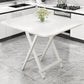 MDF Modern Square Dining Room Table Matte Finish Pedestal Table for Home White Without Chairs Clearhalo ' dining_table' 'Dining Tables & Seating' 'Dining Tables' 'furn' 'furn_dining_table' 'Furniture' 'furniture_dining_table' 'Kitchen & Dining Furniture' 'kitchen&dining_furn' 'kitchen' 'kitchen_dining_table' 4612661