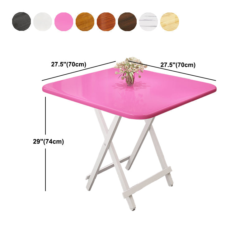 MDF Modern Square Dining Room Table Matte Finish Pedestal Table for Home Clearhalo ' dining_table' 'Dining Tables & Seating' 'Dining Tables' 'furn' 'furn_dining_table' 'Furniture' 'furniture_dining_table' 'Kitchen & Dining Furniture' 'kitchen&dining_furn' 'kitchen' 'kitchen_dining_table' 4612666