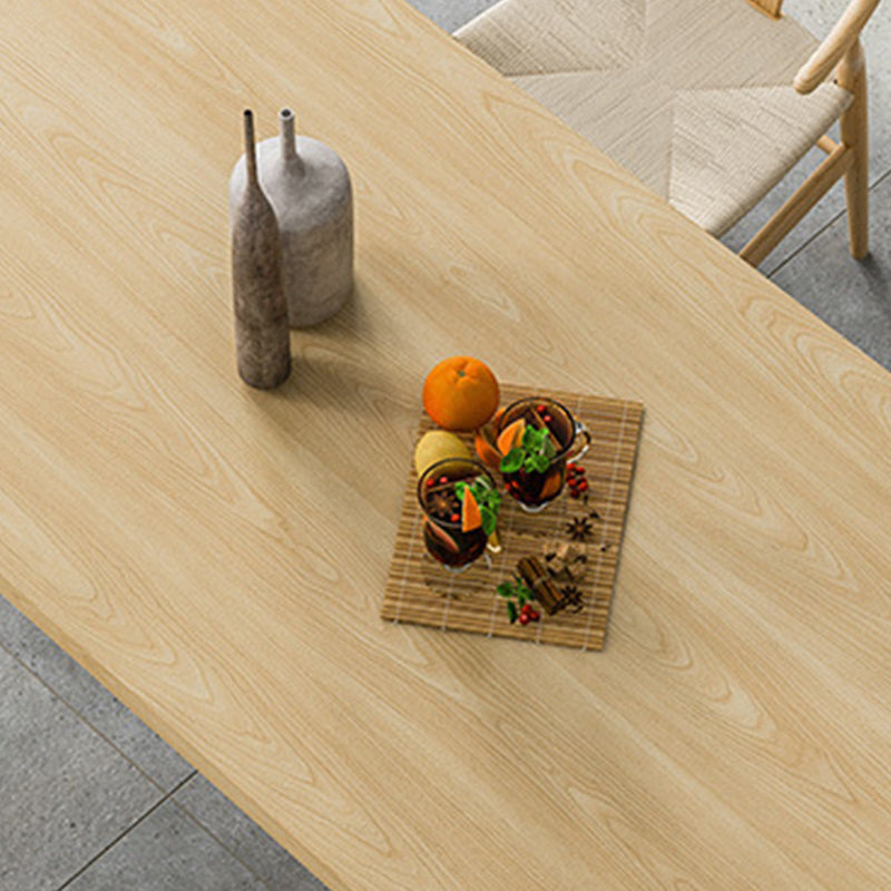Pine Wood Top Table Traditional Luxury Dining Table with Double Pedestal Base Clearhalo ' dining_table' 'Dining Tables & Seating' 'Dining Tables' 'furn' 'furn_dining_table' 'Furniture' 'furniture_dining_table' 'Kitchen & Dining Furniture' 'kitchen&dining_furn' 'kitchen' 'kitchen_dining_table' 4612709