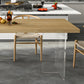 Pine Wood Top Table Traditional Luxury Dining Table with Double Pedestal Base Clearhalo ' dining_table' 'Dining Tables & Seating' 'Dining Tables' 'furn' 'furn_dining_table' 'Furniture' 'furniture_dining_table' 'Kitchen & Dining Furniture' 'kitchen&dining_furn' 'kitchen' 'kitchen_dining_table' 4612710