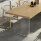 Pine Wood Top Table Traditional Luxury Dining Table with Double Pedestal Base Clearhalo ' dining_table' 'Dining Tables & Seating' 'Dining Tables' 'furn' 'furn_dining_table' 'Furniture' 'furniture_dining_table' 'Kitchen & Dining Furniture' 'kitchen&dining_furn' 'kitchen' 'kitchen_dining_table' 4612711