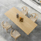 Pine Wood Top Table Traditional Luxury Dining Table with Double Pedestal Base Clearhalo ' dining_table' 'Dining Tables & Seating' 'Dining Tables' 'furn' 'furn_dining_table' 'Furniture' 'furniture_dining_table' 'Kitchen & Dining Furniture' 'kitchen&dining_furn' 'kitchen' 'kitchen_dining_table' 4612715