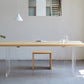 Pine Wood Top Dining Table Contemporary Rectangle Dining Table with Double Pedestal Base Clearhalo ' dining_table' 'Dining Tables & Seating' 'Dining Tables' 'furn' 'furn_dining_table' 'Furniture' 'furniture_dining_table' 'Kitchen & Dining Furniture' 'kitchen&dining_furn' 'kitchen' 'kitchen_dining_table' 4612733