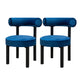 Contemporary Velvet Dining Chair Metal Dining Armless Chair for Restaurant Use Blue 2 Piece Set Clearhalo ' kitchen&dining_furn' 'Dining Chairs' 'Dining Tables & Seating' 'dining_chair' 'furn' 'furn_dining_chair' 'Furniture' 'furniture_dining_chair' 'Kitchen & Dining Furniture' 'kitchen' 4612855