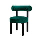 Contemporary Velvet Dining Chair Metal Dining Armless Chair for Restaurant Use Green 1 Piece Clearhalo ' kitchen&dining_furn' 'Dining Chairs' 'Dining Tables & Seating' 'dining_chair' 'furn' 'furn_dining_chair' 'Furniture' 'furniture_dining_chair' 'Kitchen & Dining Furniture' 'kitchen' 4612859
