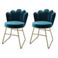 Scandinavian Upholstered Side Chairs Solid Back Chair for Home Blue 2 Piece Set Clearhalo ' kitchen&dining_furn' 'Dining Chairs' 'Dining Tables & Seating' 'dining_chair' 'furn' 'furn_dining_chair' 'Furniture' 'furniture_dining_chair' 'Kitchen & Dining Furniture' 'kitchen' 4612868