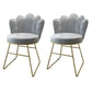 Scandinavian Upholstered Side Chairs Solid Back Chair for Home Grey 2 Piece Set Clearhalo ' kitchen&dining_furn' 'Dining Chairs' 'Dining Tables & Seating' 'dining_chair' 'furn' 'furn_dining_chair' 'Furniture' 'furniture_dining_chair' 'Kitchen & Dining Furniture' 'kitchen' 4612873
