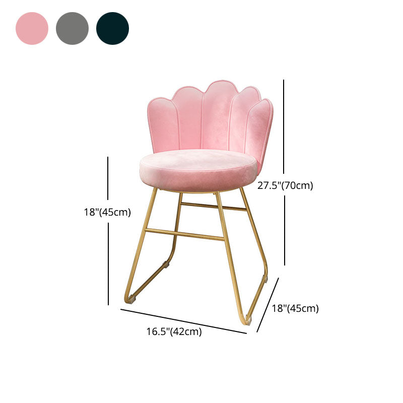 Scandinavian Upholstered Side Chairs Solid Back Chair for Home Clearhalo ' kitchen&dining_furn' 'Dining Chairs' 'Dining Tables & Seating' 'dining_chair' 'furn' 'furn_dining_chair' 'Furniture' 'furniture_dining_chair' 'Kitchen & Dining Furniture' 'kitchen' 4612887