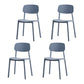 Modern Plastic Home Side Chair Open Back Matte Finish Dining Chair Gray Blue 4 Piece Set Clearhalo ' kitchen&dining_furn' 'Dining Chairs' 'Dining Tables & Seating' 'dining_chair' 'furn' 'furn_dining_chair' 'Furniture' 'furniture_dining_chair' 'Kitchen & Dining Furniture' 'kitchen' 4612900