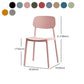 Modern Plastic Home Side Chair Open Back Matte Finish Dining Chair Clearhalo ' kitchen&dining_furn' 'Dining Chairs' 'Dining Tables & Seating' 'dining_chair' 'furn' 'furn_dining_chair' 'Furniture' 'furniture_dining_chair' 'Kitchen & Dining Furniture' 'kitchen' 4612909